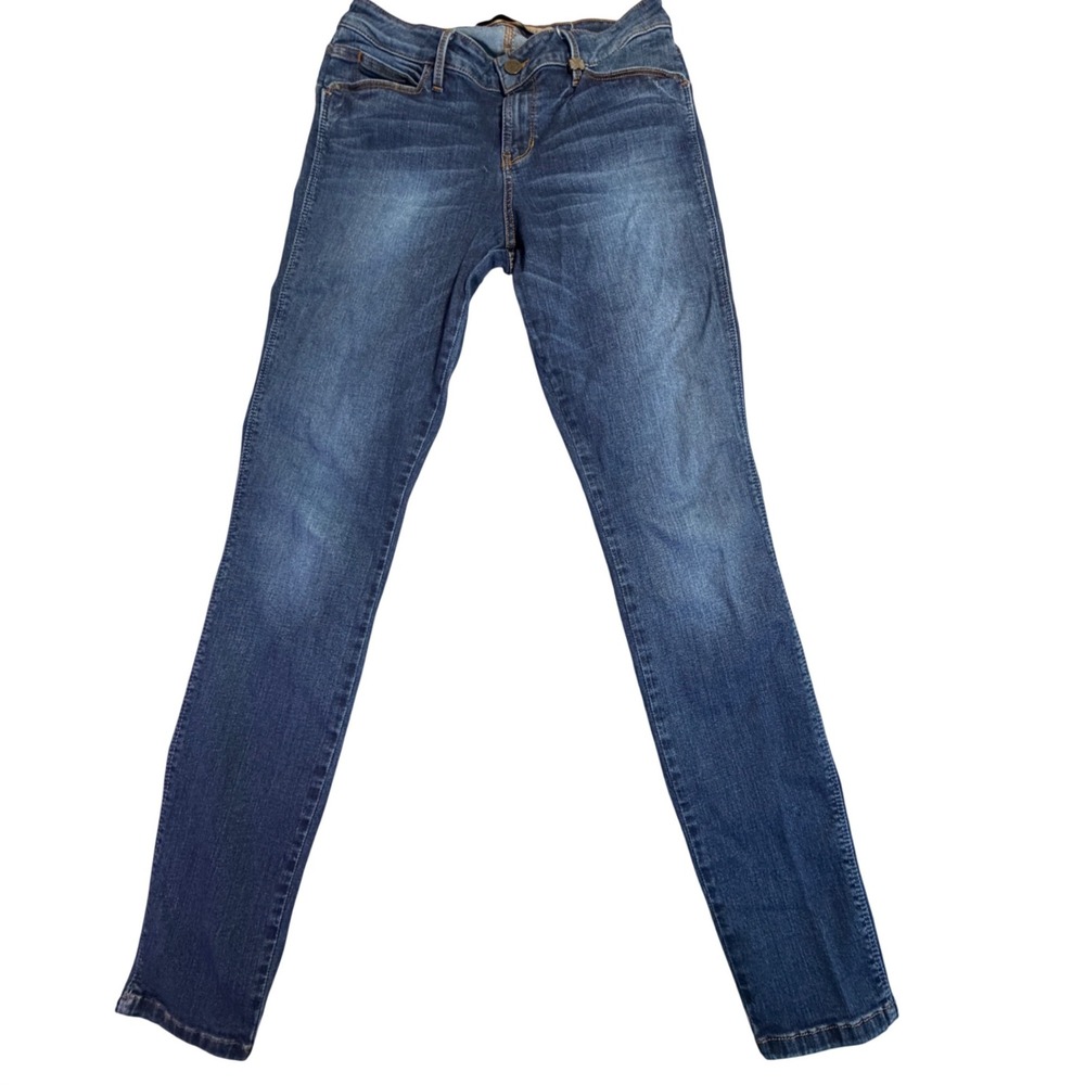 Guess Los Angeles 1981 Skinny Jeans Medium Wash Blue Denim W43AJ1D1L80 Womens 29